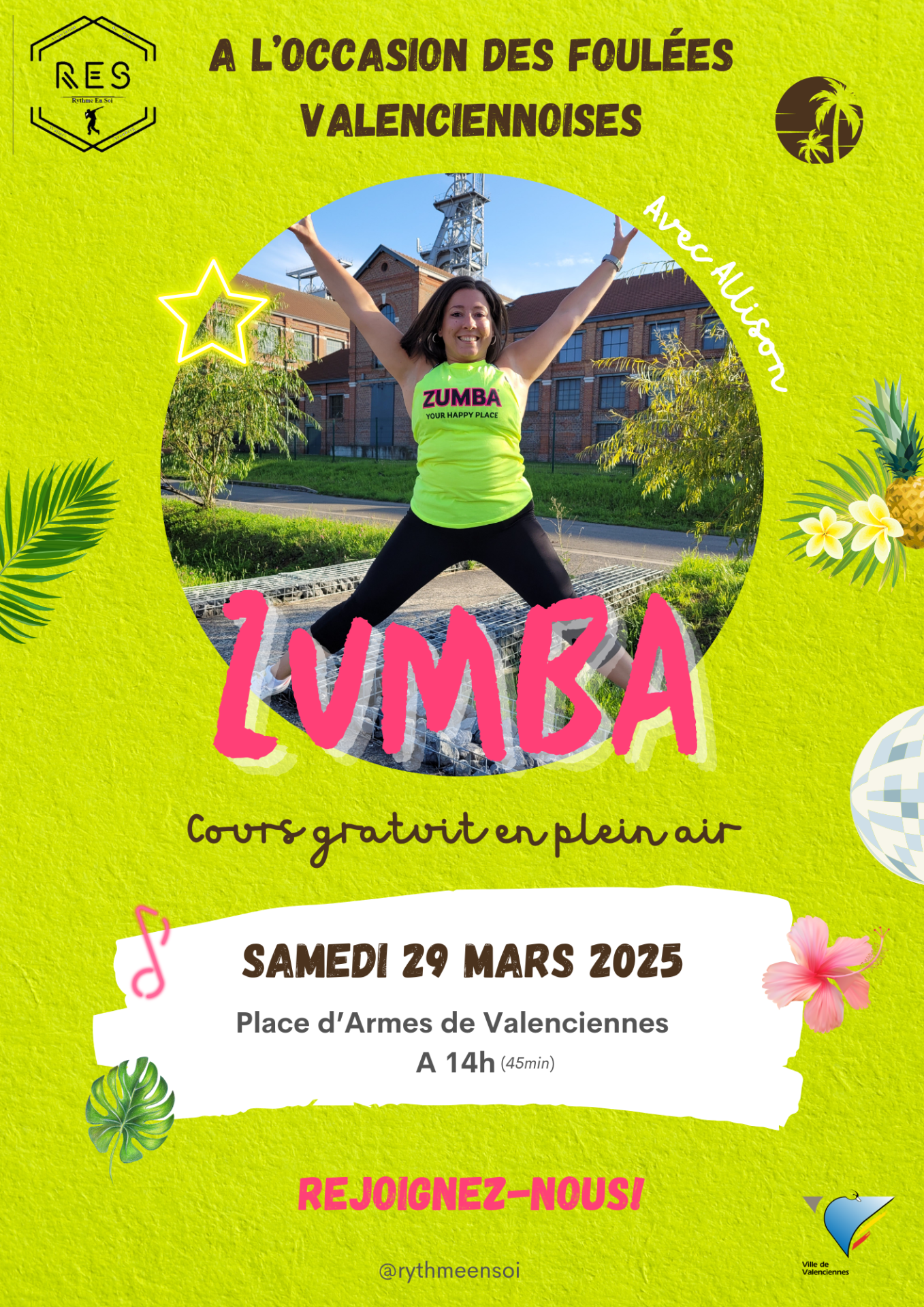 Zumba foulees valenciennoises 2025